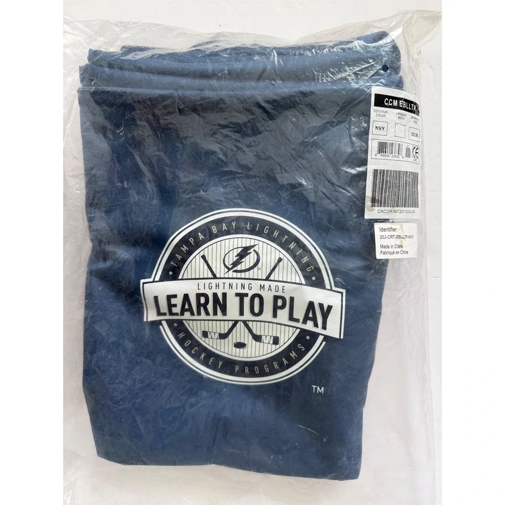 Tampa Bay Lightning Learn To Play Youth Hockey Equipment Bag Navy CCM 30x15x15